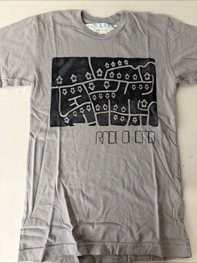 NEW SZ XS MEN RADIOHEAD Light Gray Graphic Tee short sleeve album future amateur